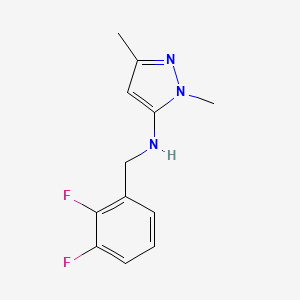 N-(2,3-difluorobenzyl)-1,3-dimethyl-1H-pyrazol-5-amine