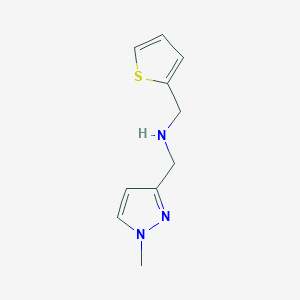 [(1-methyl-1H-pyrazol-3-yl)methyl][(thiophen-2-yl)methyl]amine