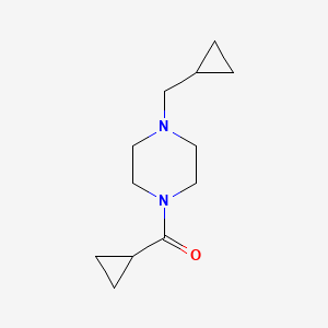 molecular formula C12H20N2O B11744081 Cyclopropyl(4-(cyclopropylmethyl)piperazin-1-yl)methanone 