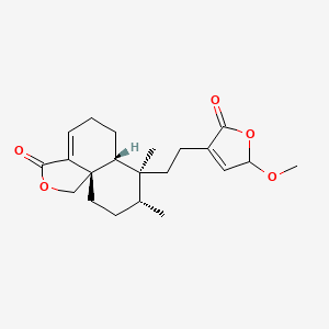 molecular formula C21H28O5 B1174409 15-甲氧基卡普瓦宁 CAS No. 1309920-99-7