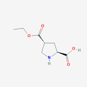 (2S,4R)-4-(Ethoxycarbonyl)pyrrolidine-2-carboxylic acid