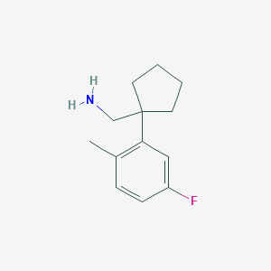 1-(5-Fluoro-2-methylphenyl)cyclopentanemethanamine