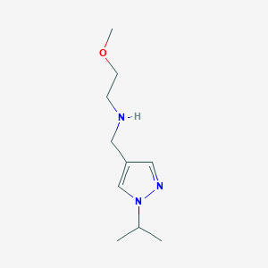 (2-methoxyethyl)({[1-(propan-2-yl)-1H-pyrazol-4-yl]methyl})amine