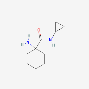 1-amino-N-cyclopropylcyclohexane-1-carboxamide