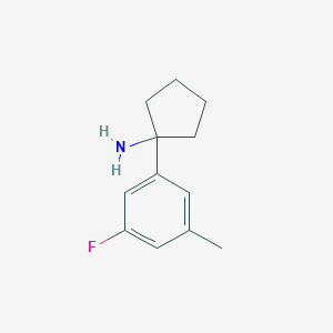 1-(3-Fluoro-5-methylphenyl)cyclopentanamine