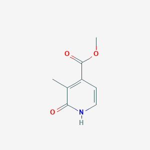 molecular formula C8H9NO3 B1174424 Methyl 3-methyl-2-oxo-1,2-dihydropyridine-4-carboxylate CAS No. 1227595-12-1