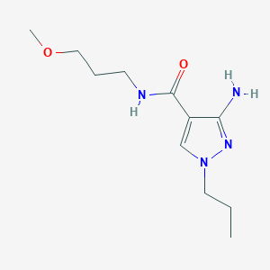 3-Amino-N-(3-methoxypropyl)-1-propyl-1H-pyrazole-4-carboxamide