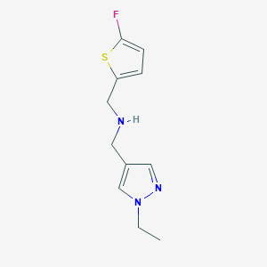 [(1-ethyl-1H-pyrazol-4-yl)methyl][(5-fluorothiophen-2-yl)methyl]amine