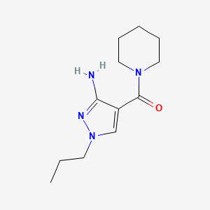 4-(piperidine-1-carbonyl)-1-propyl-1H-pyrazol-3-amine