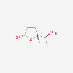 2(3H)-Furanone, dihydro-5-[(1R)-1-hydroxyethyl]-, (5R)-