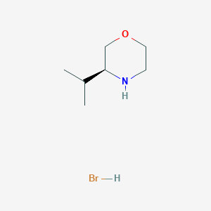 (3S)-3-(propan-2-yl)morpholine hydrobromide