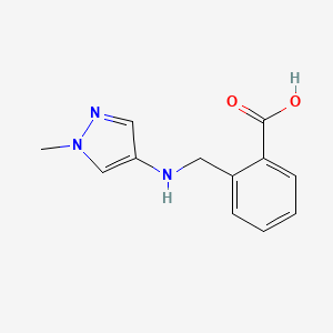 2-{[(1-methyl-1H-pyrazol-4-yl)amino]methyl}benzoic acid