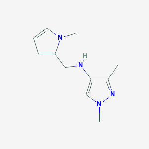 1,3-Dimethyl-N-[(1-methyl-1H-pyrrol-2-YL)methyl]-1H-pyrazol-4-amine