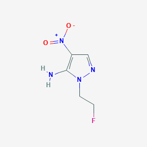 1-(2-Fluoroethyl)-4-nitro-1H-pyrazol-5-amine