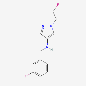 N-(3-fluorobenzyl)-1-(2-fluoroethyl)-1H-pyrazol-4-amine