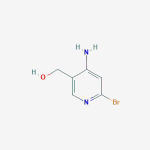 molecular formula C6H7BrN2O B11744422 (4-Amino-6-bromopyridin-3-yl)methanol 