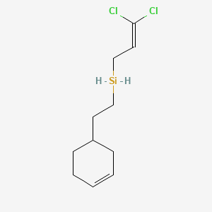 [2-(Cyclohex-3-en-1-yl)ethyl](3,3-dichloroprop-2-en-1-yl)silane