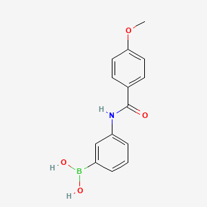 [3-(4-Methoxybenzamido)phenyl]boronic acid