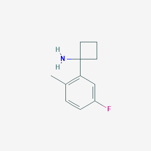 1-(5-Fluoro-2-methylphenyl)cyclobutanamine