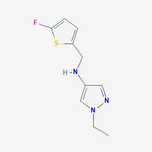 1-ethyl-N-[(5-fluorothiophen-2-yl)methyl]-1H-pyrazol-4-amine