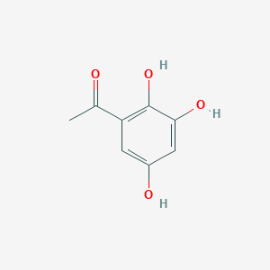 molecular formula C8H8O4 B11744487 1-(2,3,5-Trihydroxyphenyl)ethan-1-one 