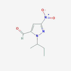 1-Sec-butyl-3-nitro-1H-pyrazole-5-carbaldehyde