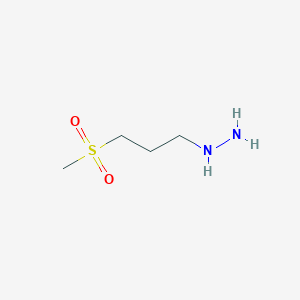 (3-(Methylsulfonyl)propyl)hydrazine