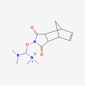 [Dimethylamino-[(3,5-dioxo-4-azatricyclo[5.2.1.02,6]dec-8-en-4-yl)oxy]methyl]-dimethylazanium