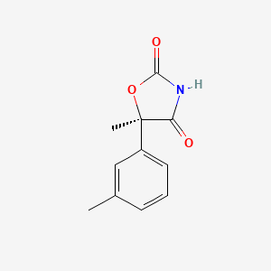 (5R)-5-methyl-5-(3-methylphenyl)-1,3-oxazolidine-2,4-dione