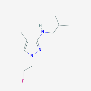 1-(2-fluoroethyl)-4-methyl-N-(2-methylpropyl)-1H-pyrazol-3-amine