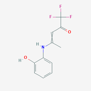 1,1,1-Trifluoro-4-(2-hydroxyanilino)pent-3-en-2-one