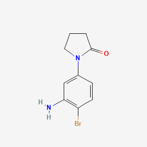 1-(3-Amino-4-bromophenyl)pyrrolidin-2-one