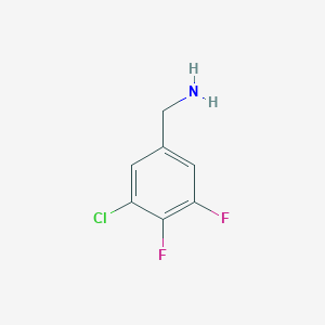 1-(3-Chloro-4,5-difluorophenyl)methanamine