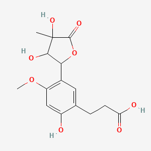 Secodihydro-hydramicromelin B
