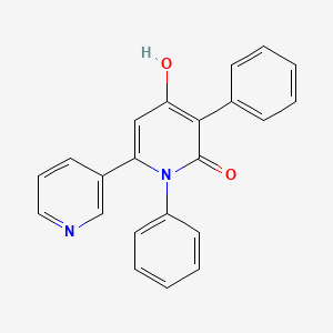 molecular formula C22H16N2O2 B1174467 1,3-Diphenyl-6-(3-pyridyl)-4-hydroxypyridine-2(1H)-one 