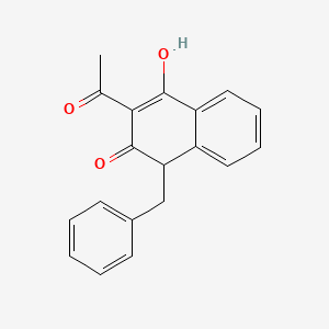 3-acetyl-1-benzyl-4-hydroxy-2(1H)-naphthalenone