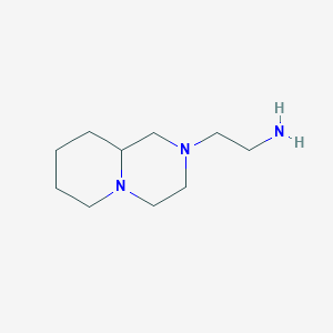 molecular formula C10 H21 N3 B1174469 2-(Octahydro-2H-pyrido[1,2-a]pyrazin-2-yl)ethan-1-amine CAS No. 16301-64-7