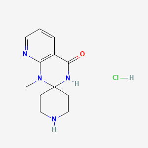 1'-methyl-3',4'-dihydro-1'H-spiro[piperidine-4,2'-pyrido[2,3-d]pyrimidin]-4'-one hydrochloride