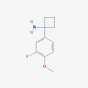 1-(3-Fluoro-4-methoxyphenyl)cyclobutanamine