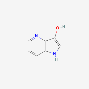 molecular formula C7H6N2O B11744706 1H-pyrrolo[3,2-b]pyridin-3-ol 