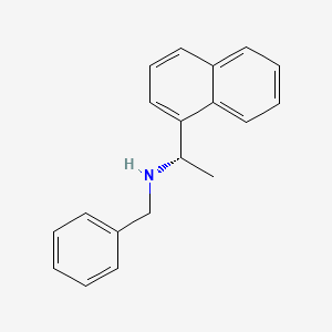 (S)-N-Benzyl-1-(naphthalen-1-yl)ethan-1-amine