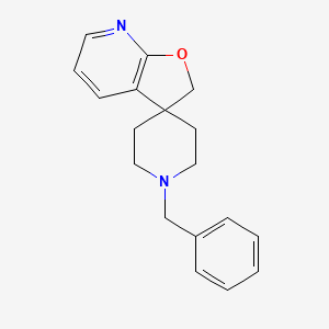 Spiro[furo[2,3-b]pyridine-3(2H),4'-piperidine], 1'-(phenylmethyl)-