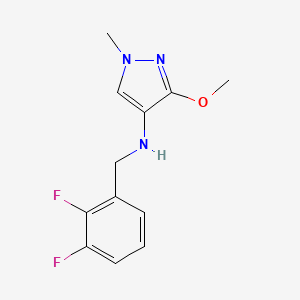 N-[(2,3-difluorophenyl)methyl]-3-methoxy-1-methyl-1H-pyrazol-4-amine