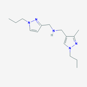 [(3-methyl-1-propyl-1H-pyrazol-4-yl)methyl][(1-propyl-1H-pyrazol-3-yl)methyl]amine