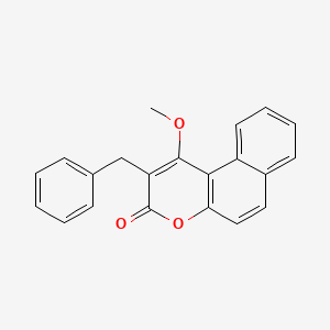 2-benzyl-1-methoxy-3H-benzo[f]chromen-3-one