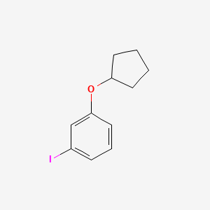 molecular formula C11H13IO B11744877 1-(Cyclopentyloxy)-3-iodobenzene 