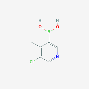 molecular formula C6H7BClNO2 B11744923 (5-Chloro-4-methylpyridin-3-YL)boronic acid 