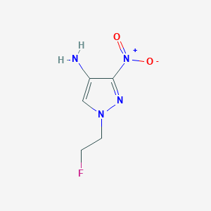 1-(2-Fluoroethyl)-3-nitro-1H-pyrazol-4-amine