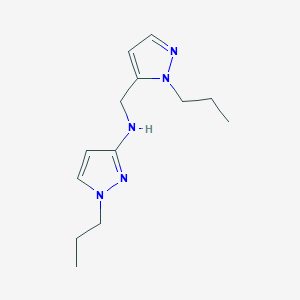 1-Propyl-N-[(1-propyl-1H-pyrazol-5-YL)methyl]-1H-pyrazol-3-amine