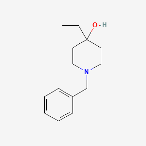 molecular formula C14H21NO B11745118 1-Benzyl-4-ethylpiperidin-4-ol 